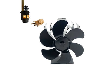 6 Blade Stove Fan