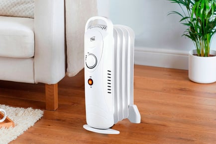 Low Energy Electric Oil Filled Portable Heater - 2 Colours!