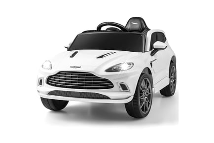 Kids 12V Licensed Aston Martin DBX Ride on Car!