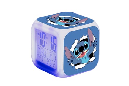 Lilo and Stitch Inspired LED Alarm Clock in 9 Designs