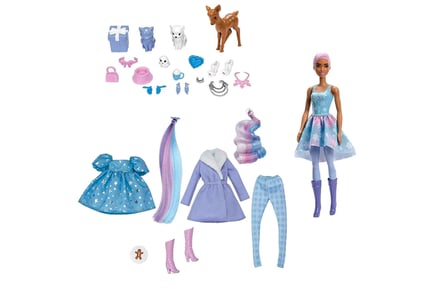 Barbie Colour Reveal Advent Calendar with 25 Surprises