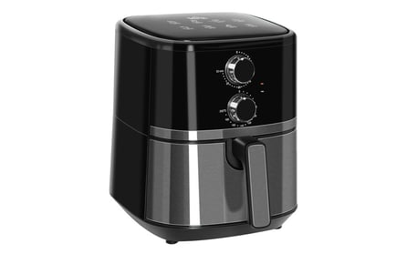 1500W 4.5L Air Fryer Oven with 8 Menu Guide!