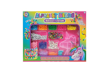 Alphabet Beads Bracelet Station for DIY Jewellery for Kids