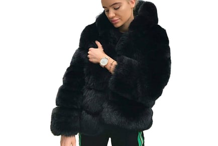 Imitation Fur Coat for Women in 5 Sizes and 6 Colour Options