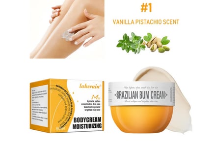 A Vanilla & Pistachio 'bum lifting' cream