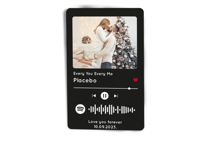 Personalised Spotify Keepsake -Three Options