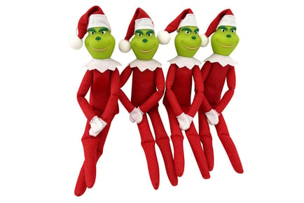 The Grinch On The Shelf Inspired Doll - 2 Colours