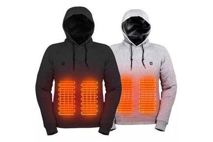 Unisex Rechargable Electric Heated Hoodie