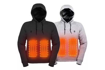 Unisex Rechargable Electric Heated Hoodie