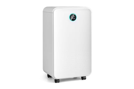 Portable 12L Dehumidifier with 3 Modes and 24H Timer