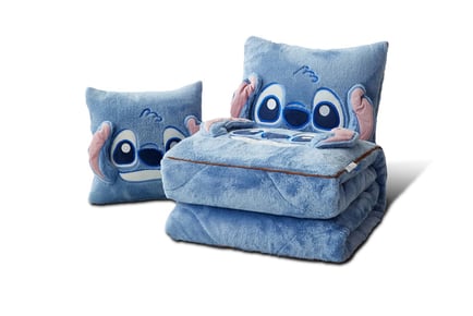 Lilo and Stitch Inspired 2 in 1 Pillow Blanket in 2 Sizes