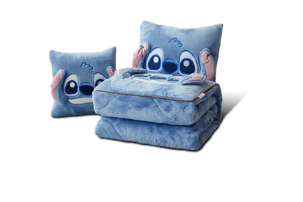 Lilo and Stitch Inspired 2 in 1 Pillow Blanket in 2 Sizes