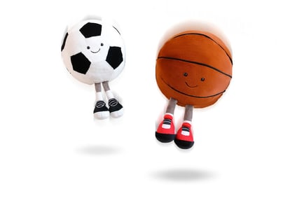 Football or Basketball Baby Plush Toys!