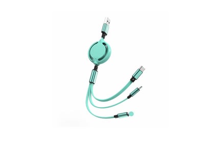 3 in 1 Macaron Shaped Data Cable in 7 Colours