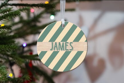 Personalised Christmas Tree Decorations - 8 Styles!