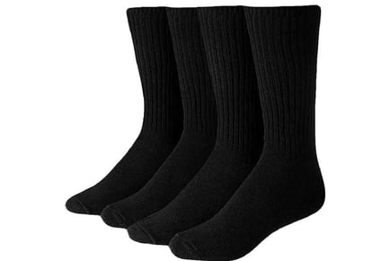 12 Pack Sports Socks Black