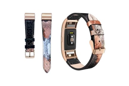 Fitbit Charge 2 Snake Skin Leather Strap