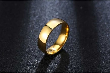 Men's 24K Gold And Silver Plated Ring