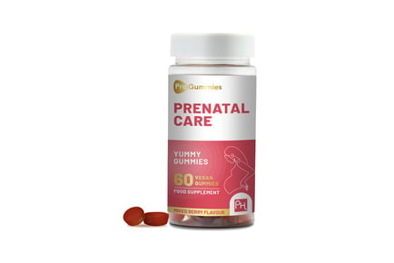 1 Month Supply* of Prenatal Supplement Gummies!