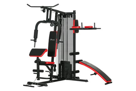 Multi Gym Workout Station with 65kg Weight Machine