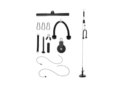 Cable Machine Pulley System with DIY Loading Weight Pin