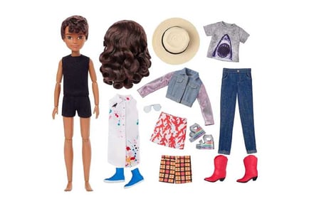 Barbie CREATABLE WORLD Deluxe Doll kit