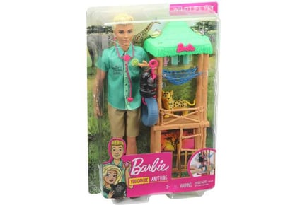 Barbie Ken Career Wild Life Vet Doll