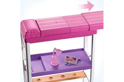 Barbie Doll and Furniture Loft Bed