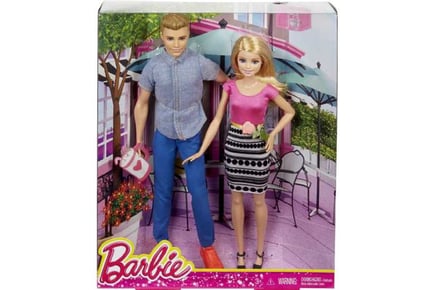 Barbie and Ken Dolls 2-Pack