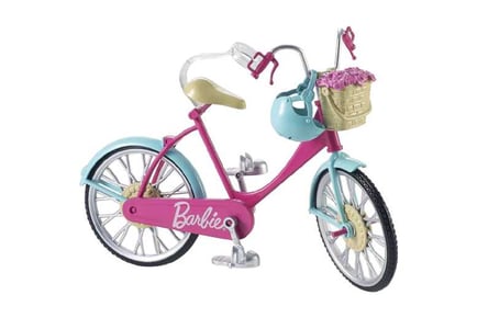 Barbie Bicycle w/ Basket Of Flowers