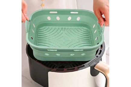Square Silicone Air Fryer Baking Tray