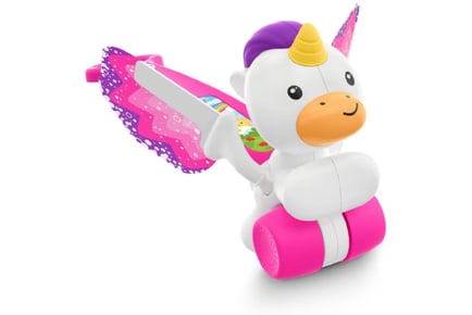 Fisher-Price Push & Flutter Unicorn