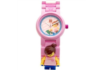 LEGO Casual Girls Pink Watch & Bracelet