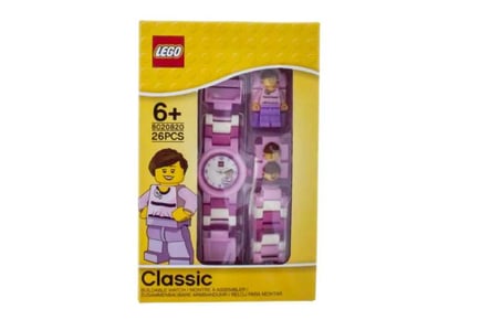 LEGO Classic Buildable Watch - Pink