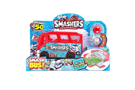 Smashers Team Bus Collectible Playset