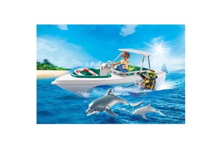 Playmobil Diving Trip w/ Boat & Dolphins