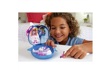Polly Pocket Freezin Fun Narwhal Compact