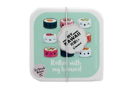 Paladone Sushi Set Of 3 Snack Boxes