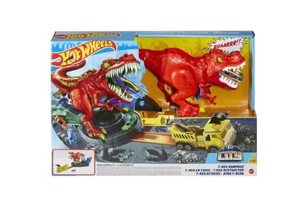 Hot Wheels T-Rex Rampage Play Set