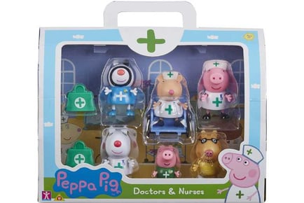 Peppa Pig Doctors and Nurses Figure Pack