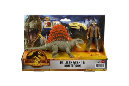 Jurassic World Dr. Alan Grant&Dimetrodon