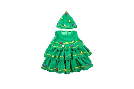 Christmas Tree Costume for Children in 8 Sizes