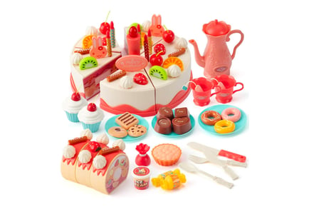Birthday Cake Roleplay Set for Kids in 3 Quantities