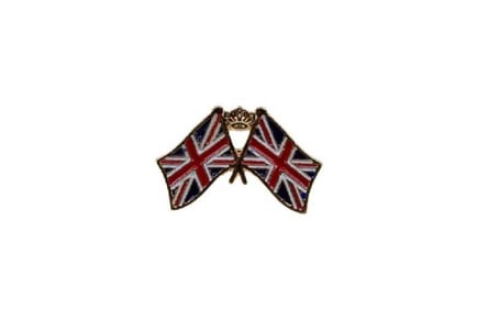 Platinum Jubilee Union Jack flag Brooch