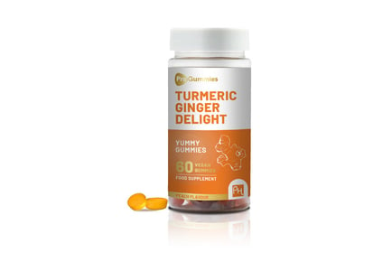 1m Supply* Prowise Turmeric & Ginger Gummies Supplements!
