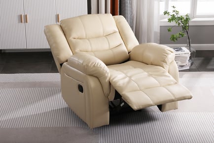 Cordoba Leather Recliner Armchair in 3 Colours