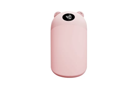 2in1 Portable Hand Warmer & Power Bank - Blue or Pink!