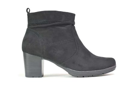Women's heel side zip casual Boots