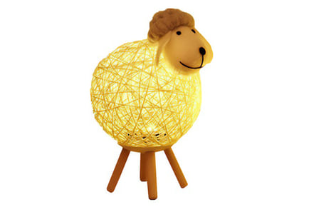 A three pack of sheep LED lamps