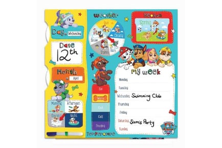 Paw Patrol Activity Calendar